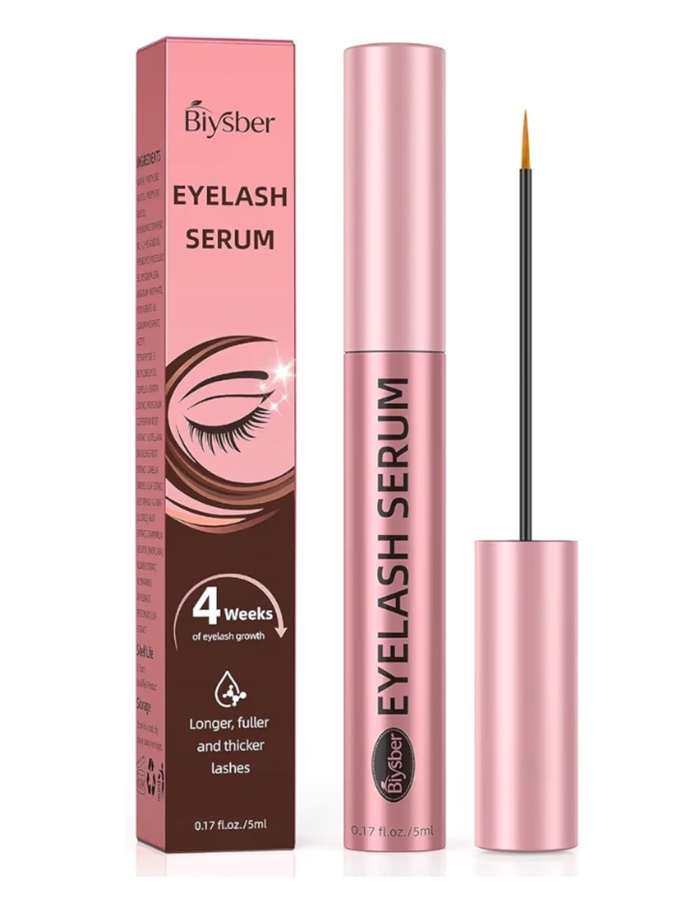 BRAND NEW BIYSBER Lash Serum for Eyelash Growth- Gentle&Vegan for Sensitive Eyes